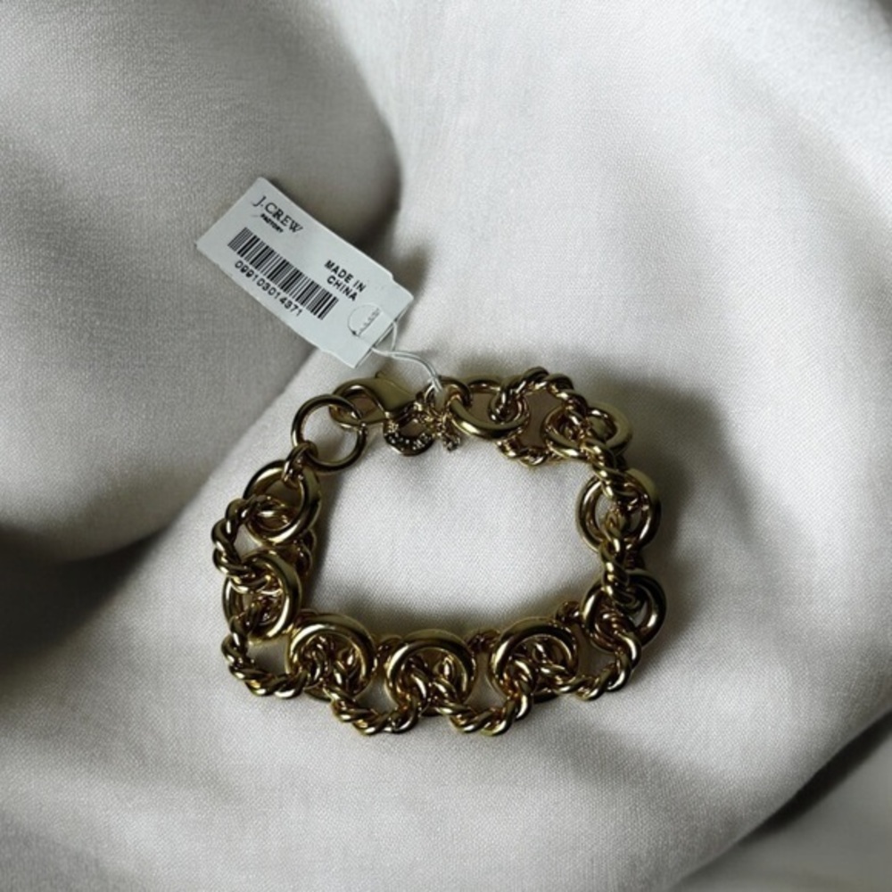J. Crew Gold Chain Bracelet